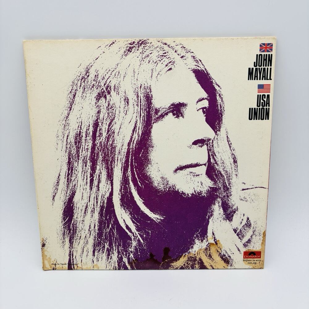 John Mayall USA Union Vinyl LP 1970 Original Polydor 24-4022